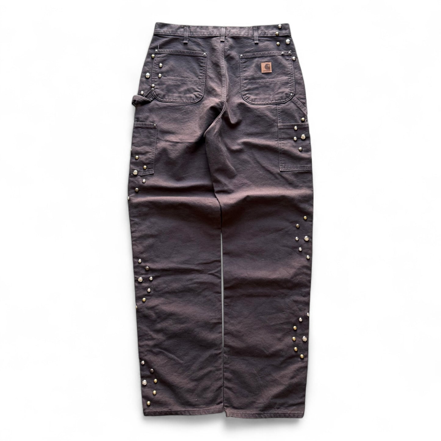 Custom Carhartt Double Knee Pants Brown