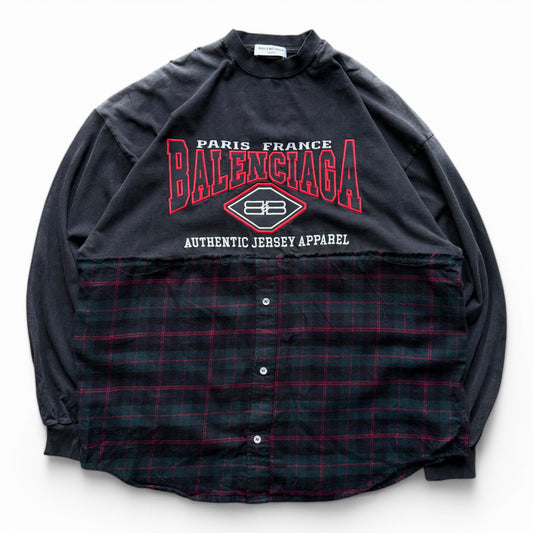 Balenciaga Hybrid Shirt Flannel