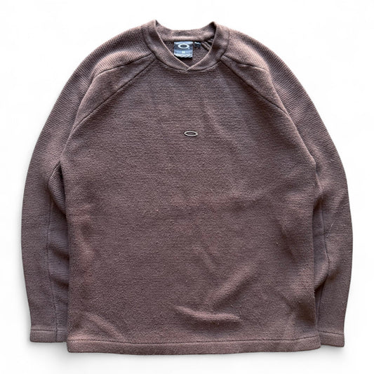 00's Oakley Knit Crewneck Brown