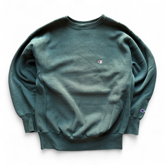 90's Champion Reverse Weave Crewneck Green