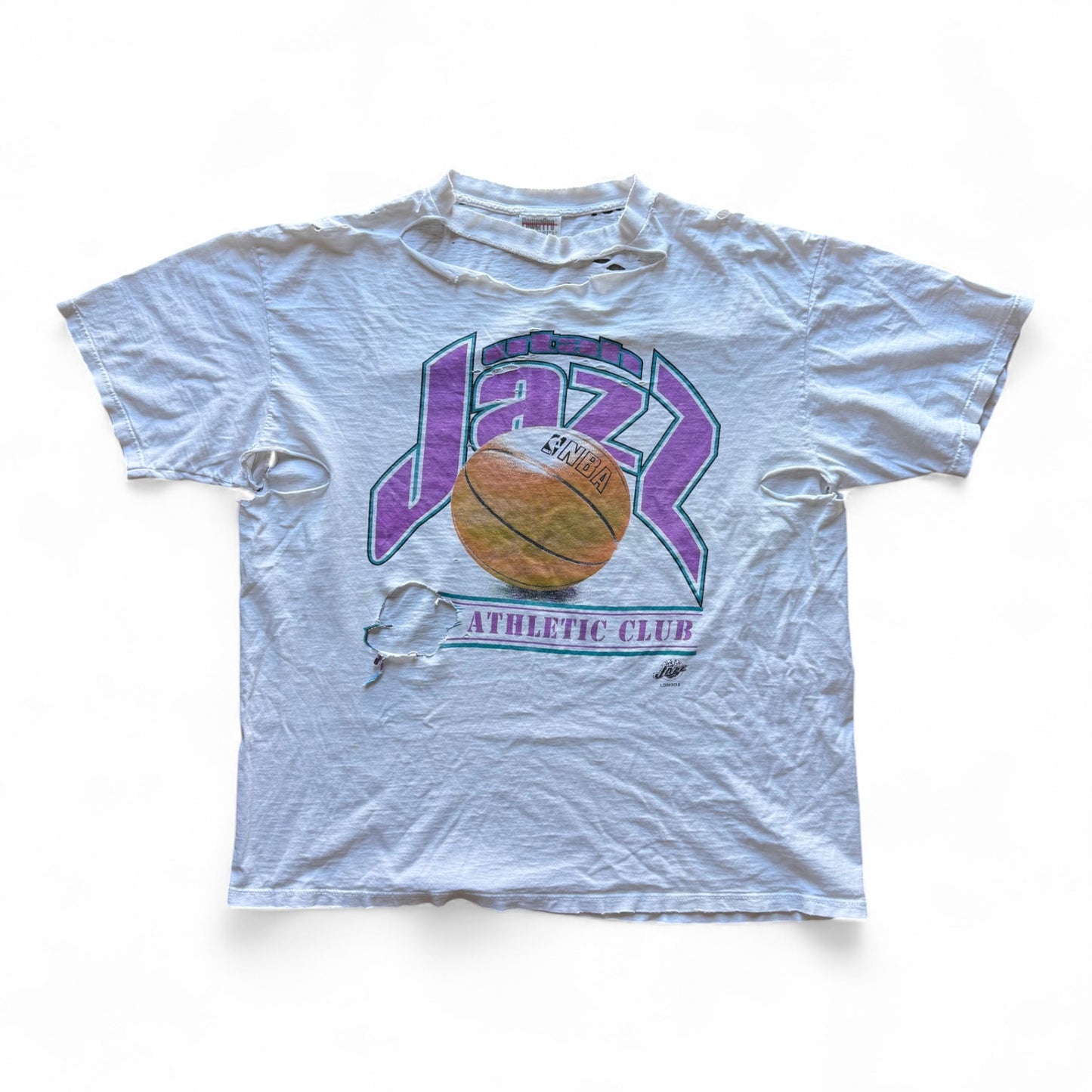 90's Utah Jazz Thrashed T-Shirt