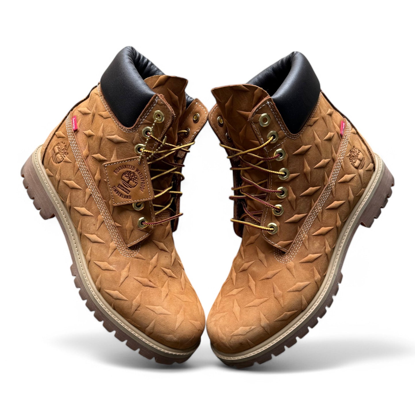 Supreme Timberland Diamond Plate Wheat Boot