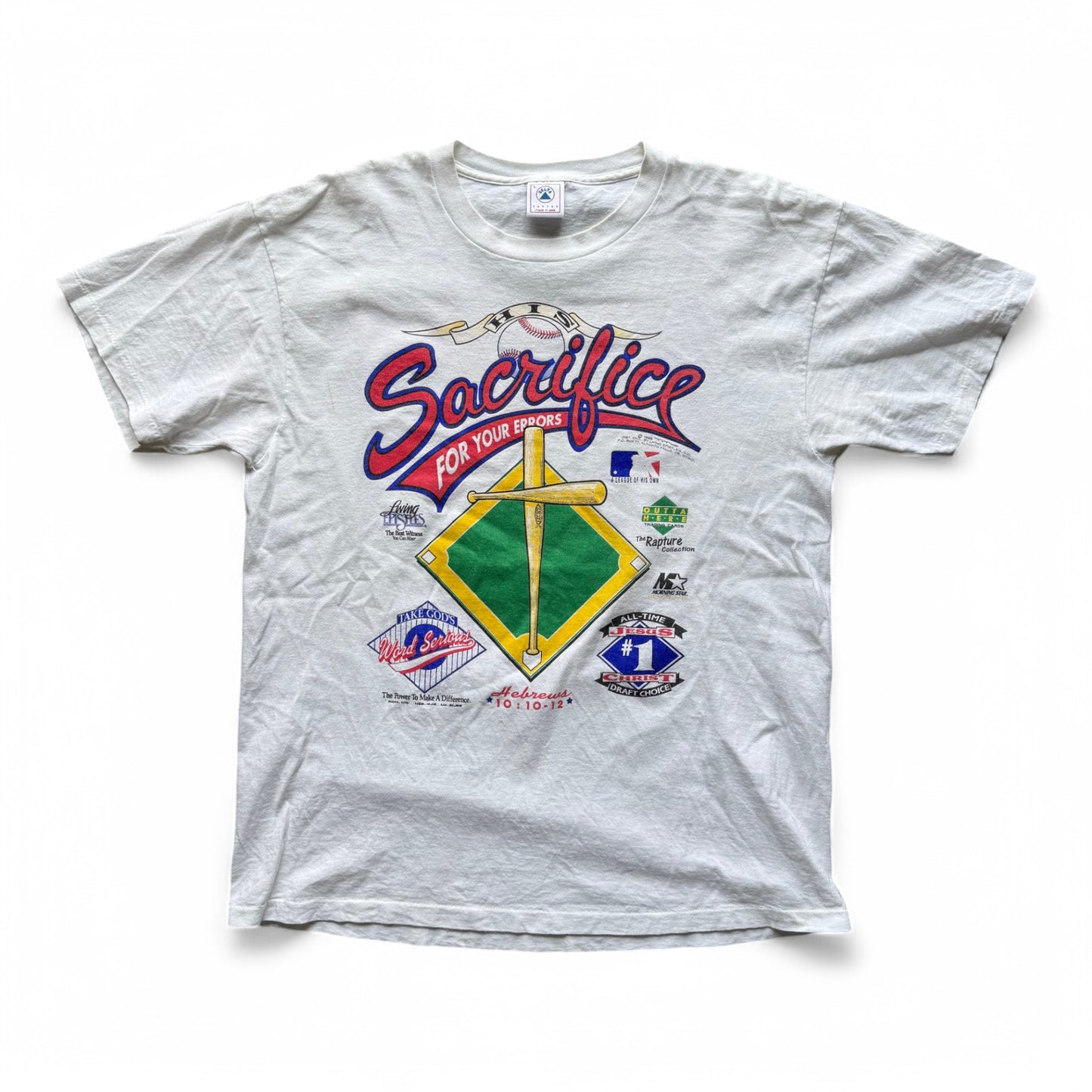 1993 Jesus Baseball T-Shirt