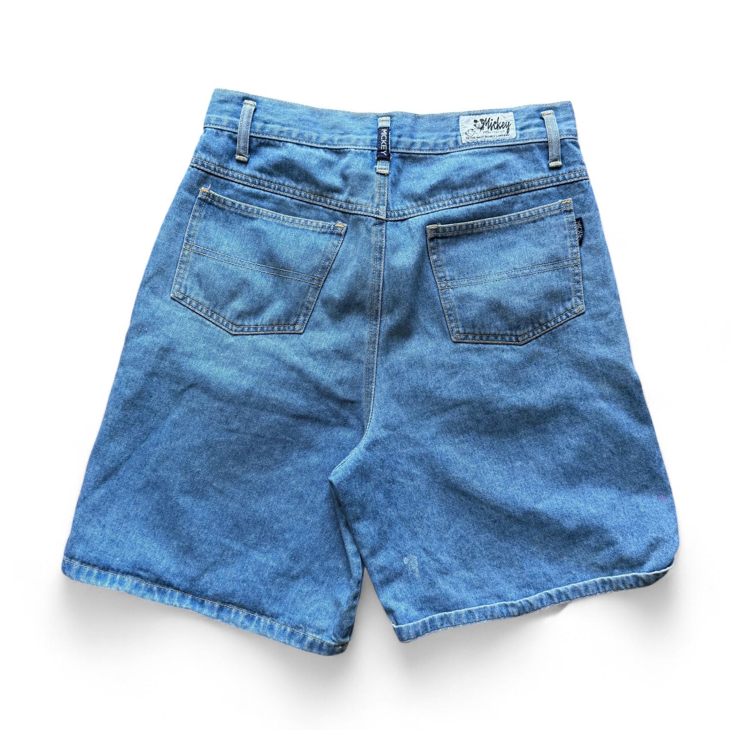 90's Mickey Mouse Denim Shorts