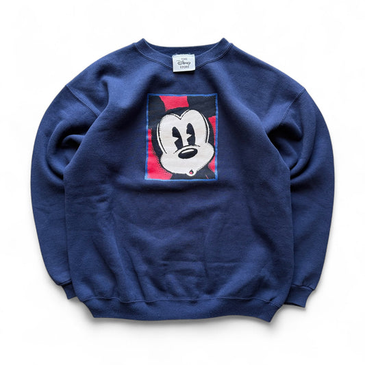 90's Disney Mickey Mouse Crewneck Navy