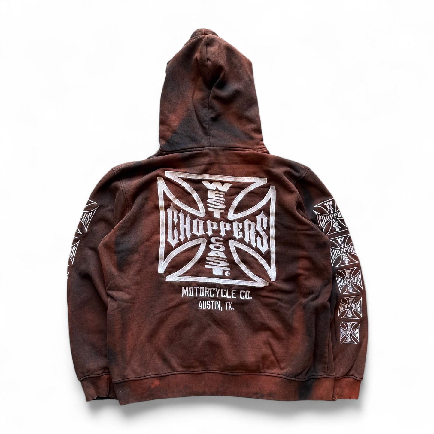 00's West Coast Choppers Faded Pullover Hoodie