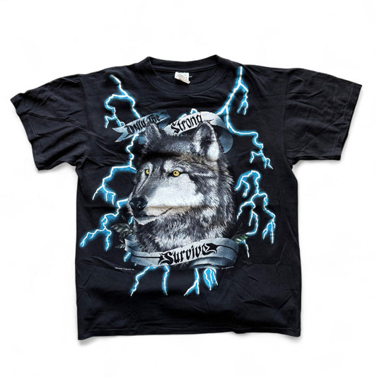 90's American Thunder Wolf T-Shirt