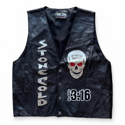 2000 WWF Stone Cold Leather Vest