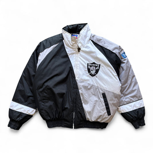 90's Raiders Pro Player Zip-Up Jacket