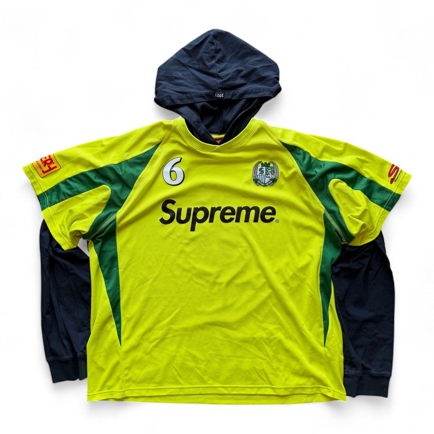 Supreme Hooded Neon 6 Jersey