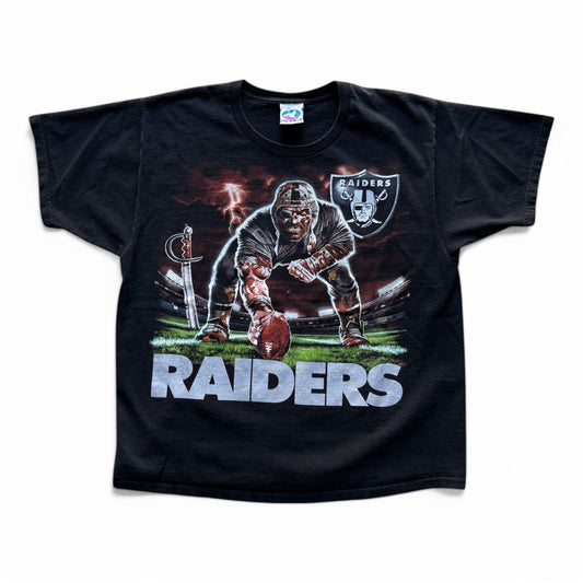 1990's Oakland Raiders Liquid Blue T-Shirt