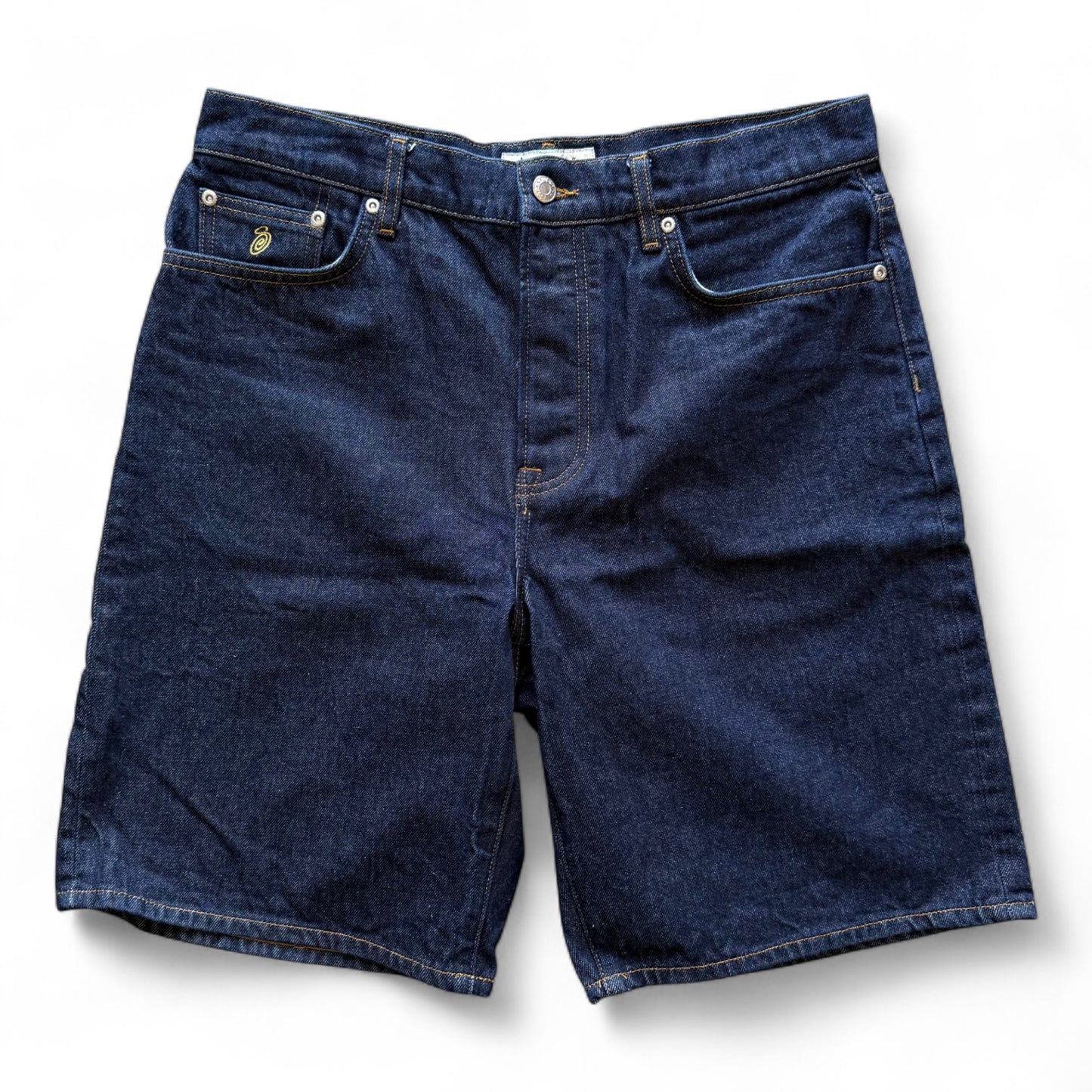 Stussy "Big Ol" Dark Denim Jean Shorts
