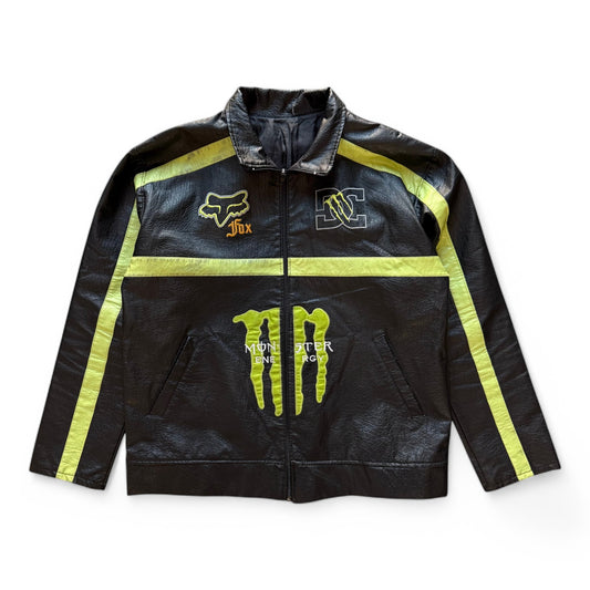 2000's Monster Energy Leather Racing Jacket