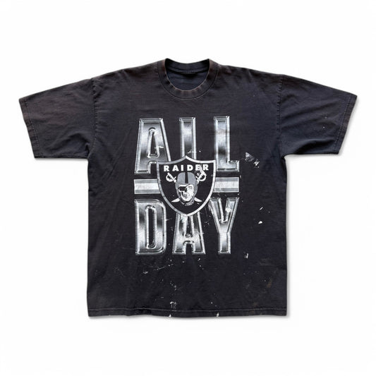 2000's Oakland Raiders Painted T-Shirt