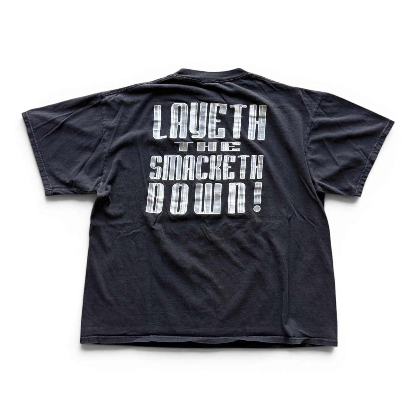 2000 WWF The Rock ‘Layeth The Smacketh Down’ T-shirt