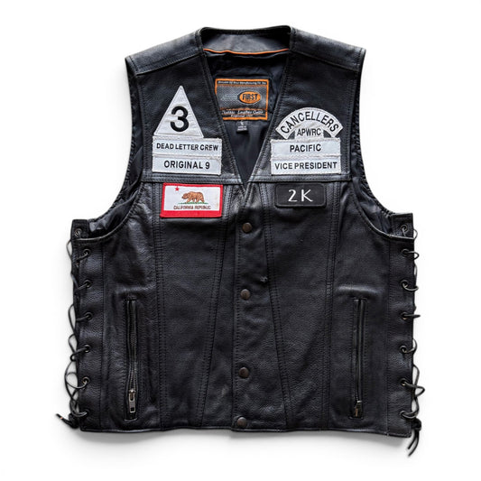 1990's Harley Davidson Leather Vest