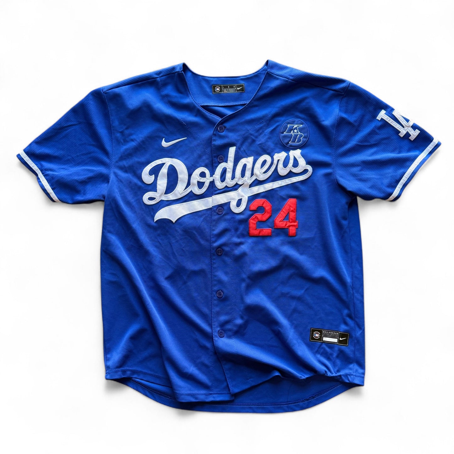 Dodgers Kobe Bryant Button-Up Jersey