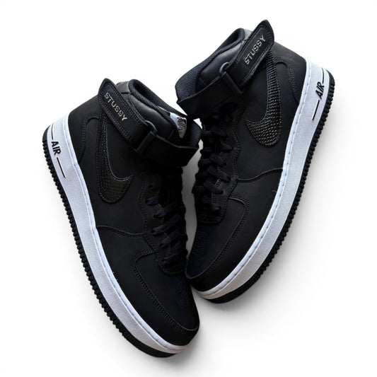 Nike Stussy AF1 Mid Black