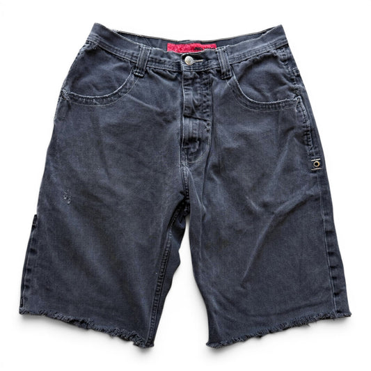 00s Flame Skull JNCO Jean Shorts