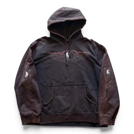 00s Ying-Yang Faded Hoodie