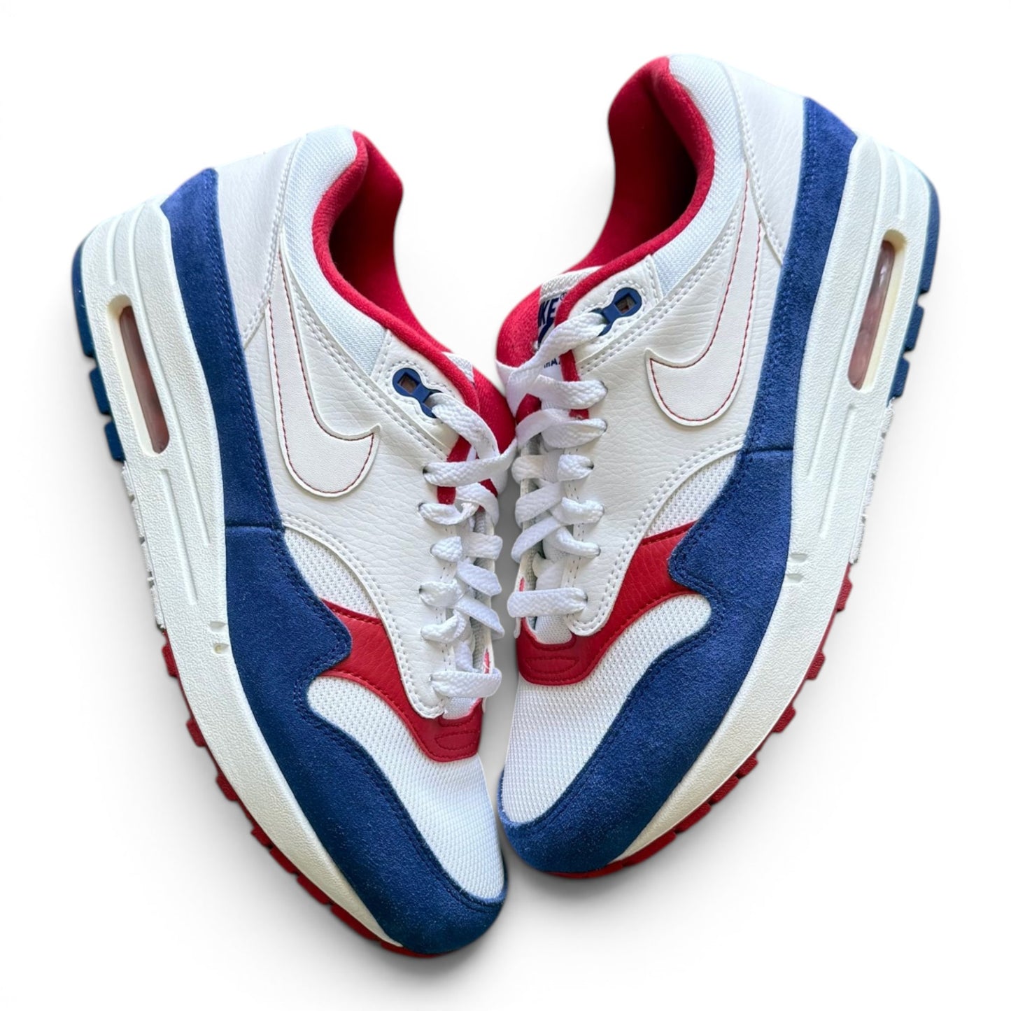Nike Air Max 1 White Red Blue