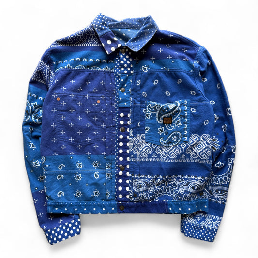 Kapital Paisley Button Up T-Shirt