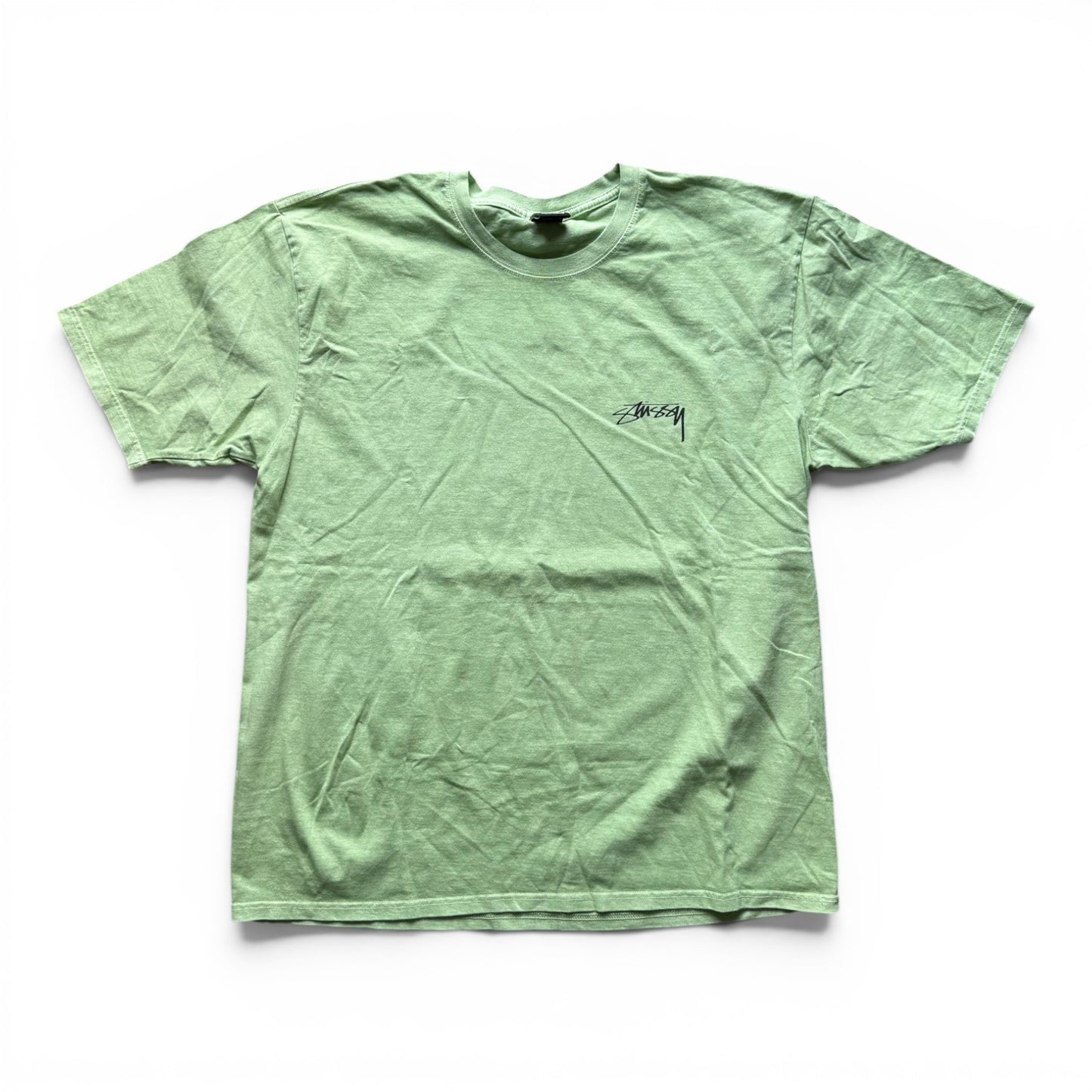Stussy 100% Cotton T-Shirt Green