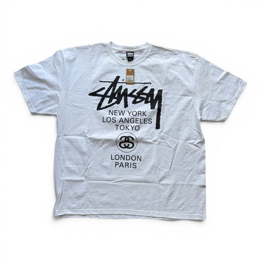 Stussy World Tour T-Shirt White
