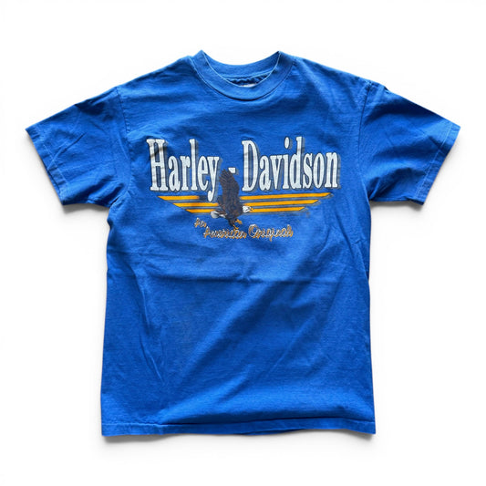 1988 Harley Davidson T-Shirt Blue
