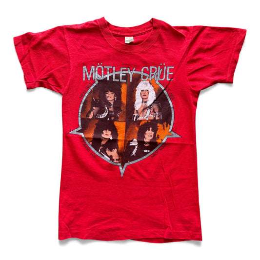 80's Motley Crue T-Shirt Red