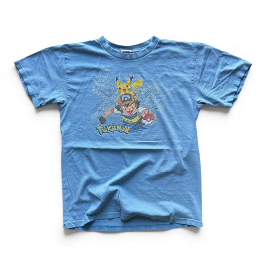 00's Pokemon T-Shirt Blue