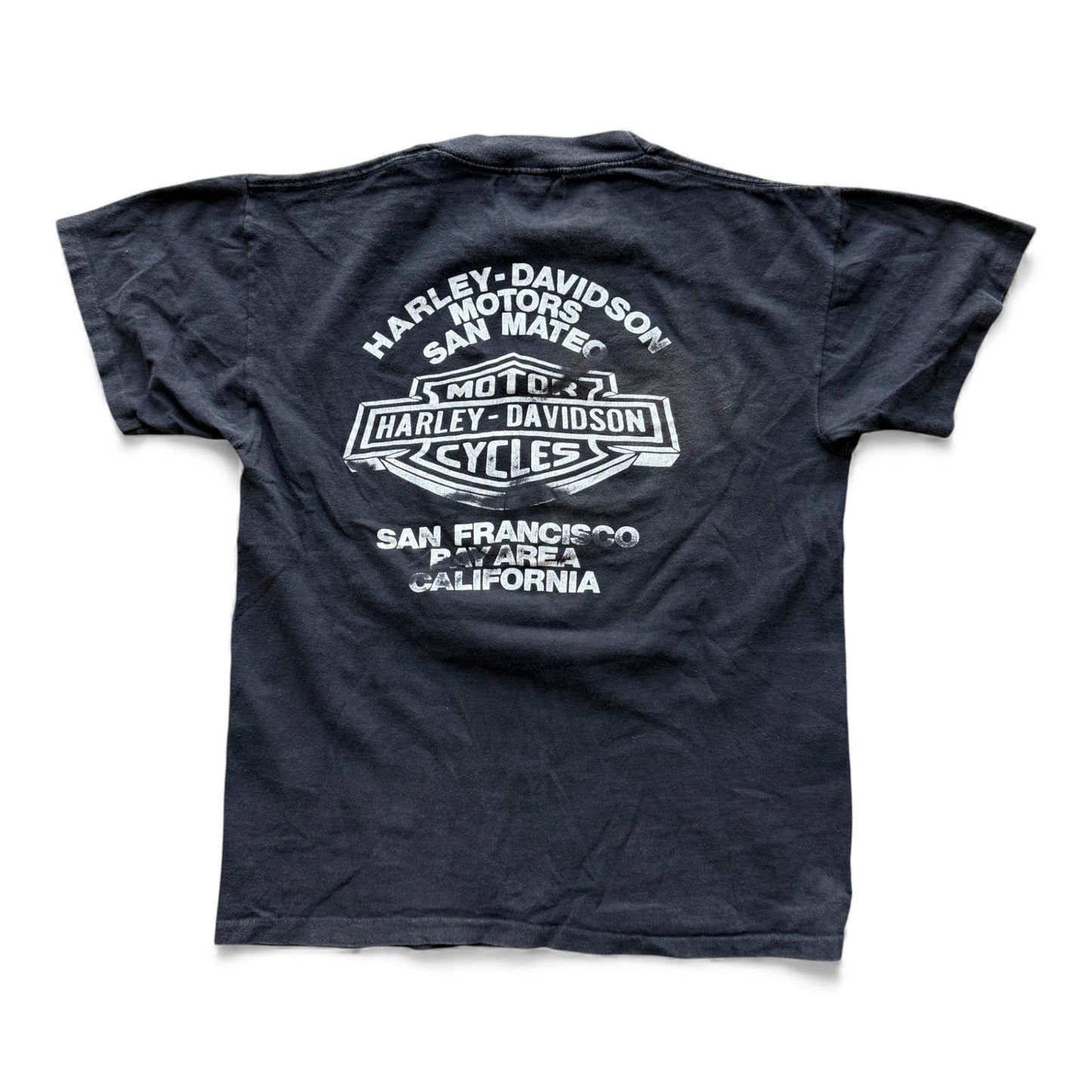 86' Harley Davidson 3D Emblem T-Shirt