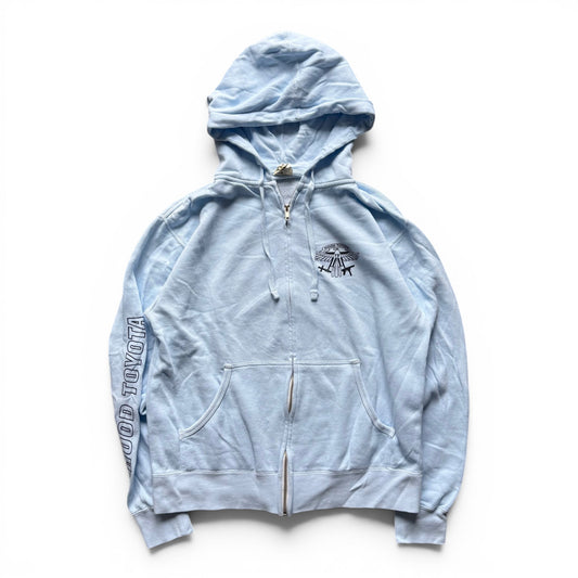 2016 Travis Scott Hood Toyota Zip-Up Hoodie Blue
