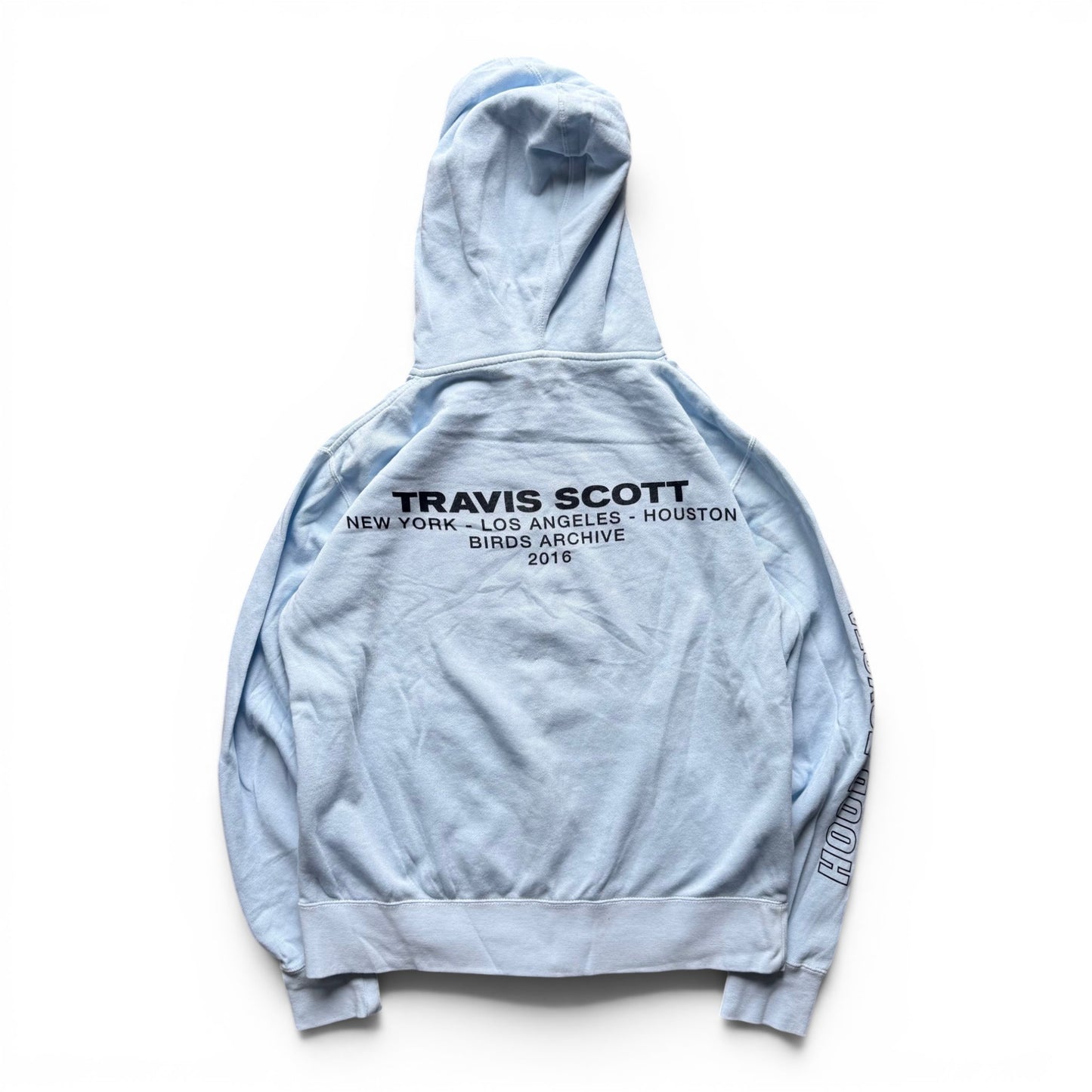 2016 Travis Scott Hood Toyota Zip-Up Hoodie Blue
