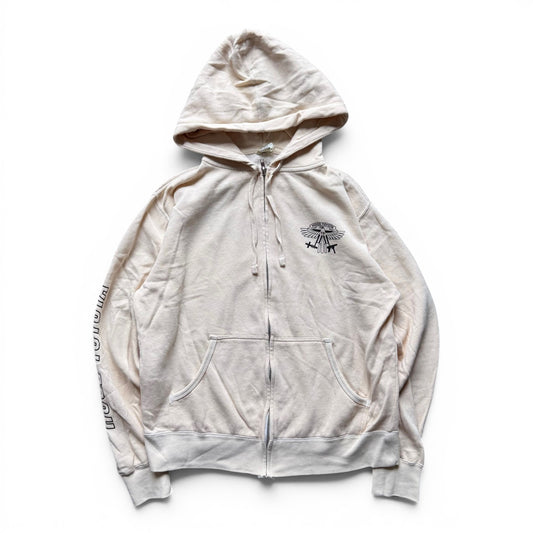 2016 Travis Scott Hood Toyota Zip-Up Hoodie Cream
