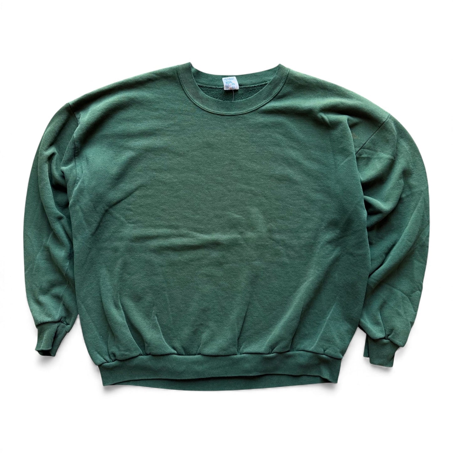 90's Jerzees Green Blank Crewneck