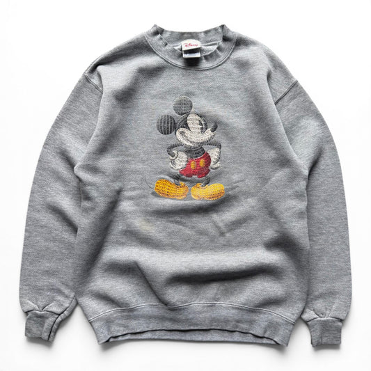 00's Disney Mickey Crewneck Grey