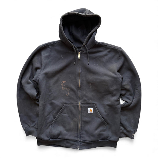 00's Carhartt Thermal Zip-Up Hoodie