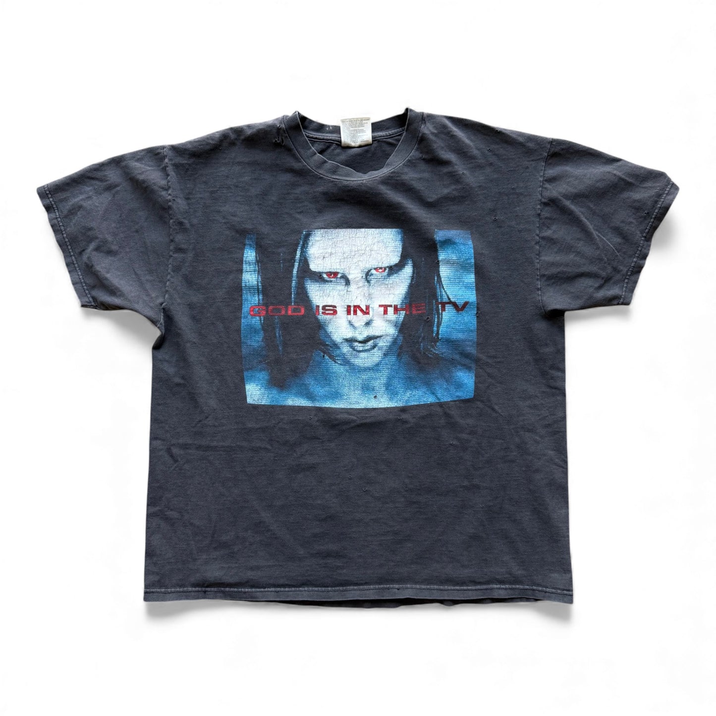 90's Marilyn Manson God is in the TV T-Shirt