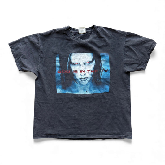 90's Marilyn Manson God is in the TV T-Shirt