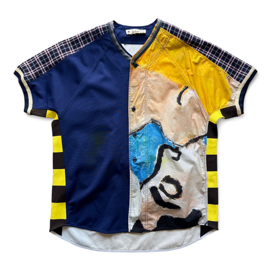 Marni SS19 Patchwork Button Up T-Shirt