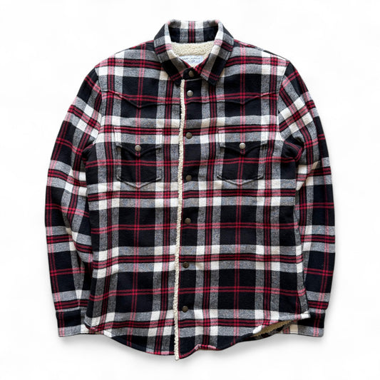 Saint Laurent Sherpa Lined Button Up T-Shirt