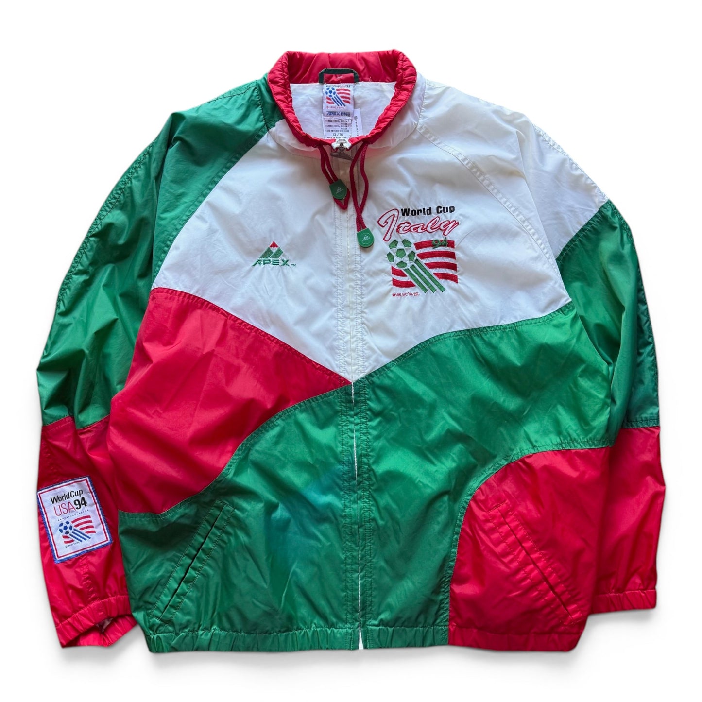 90's Italy World Cup 1994 Apex Zip-Up Jacket
