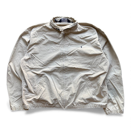 90's Polo Ralph Lauren Zip-Up Jacket Tan