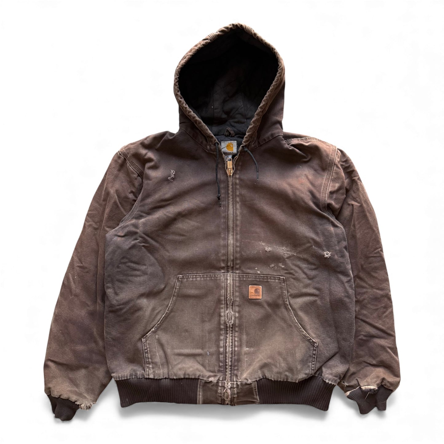 90's Carhartt Hooded Zip-Up Jacket