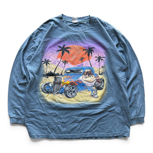 1997 Taz Hot Rod Sunset L/S T-Shirt