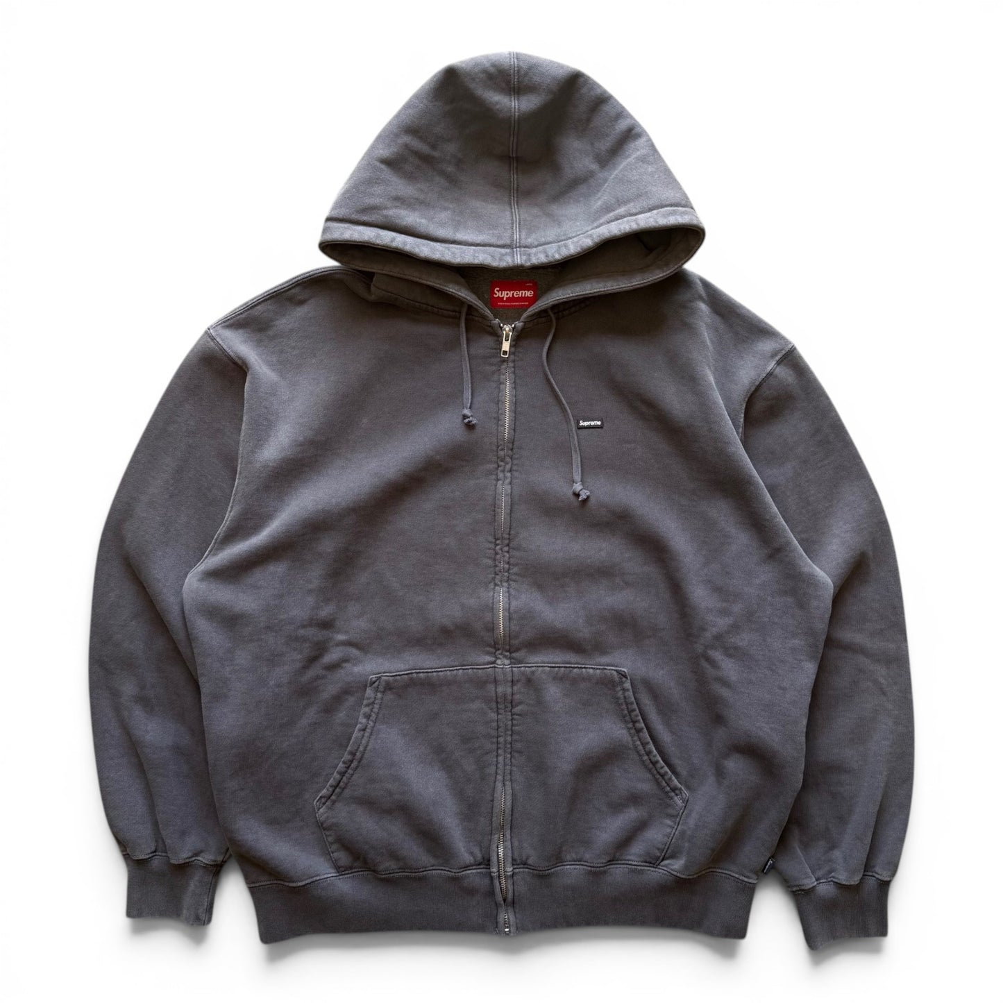 Supreme Small Box Logo Zip-Up Hoodie