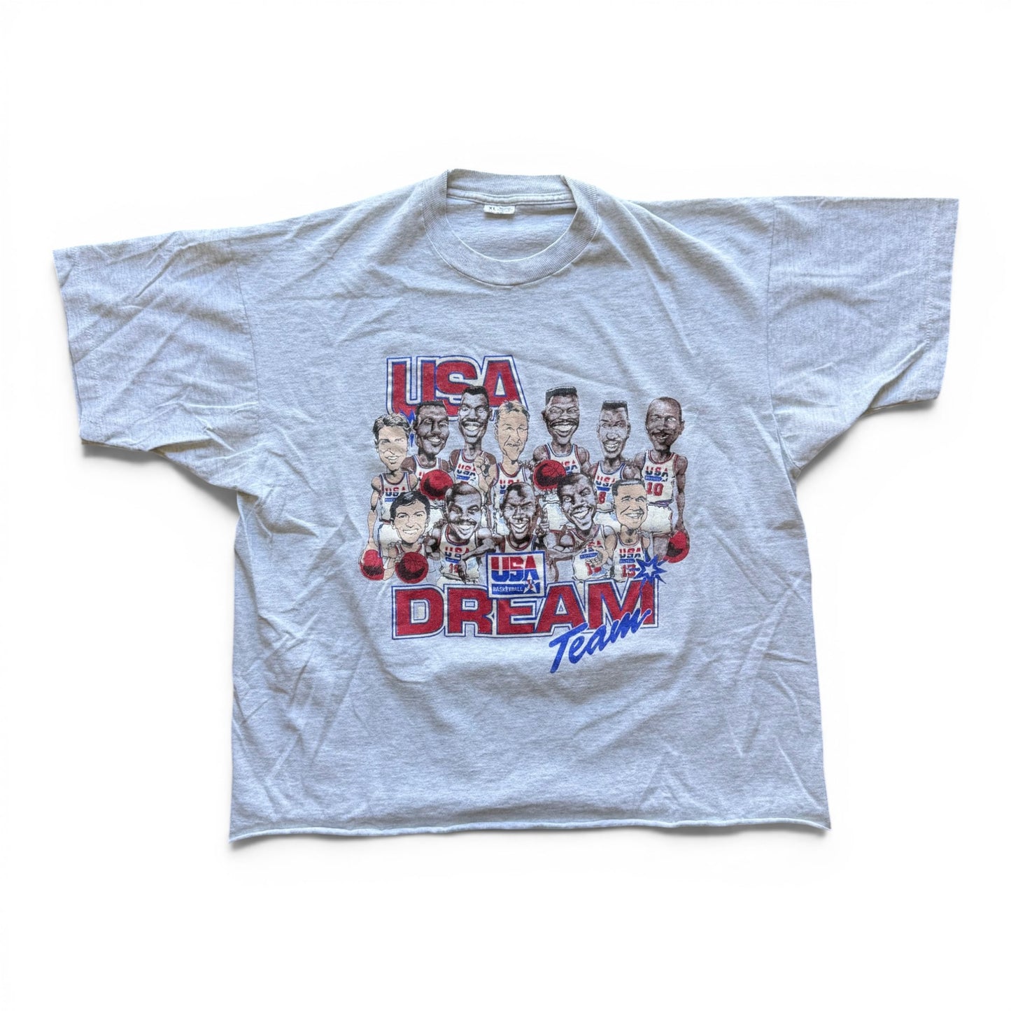90's USA Dream Team Cropped T-Shirt