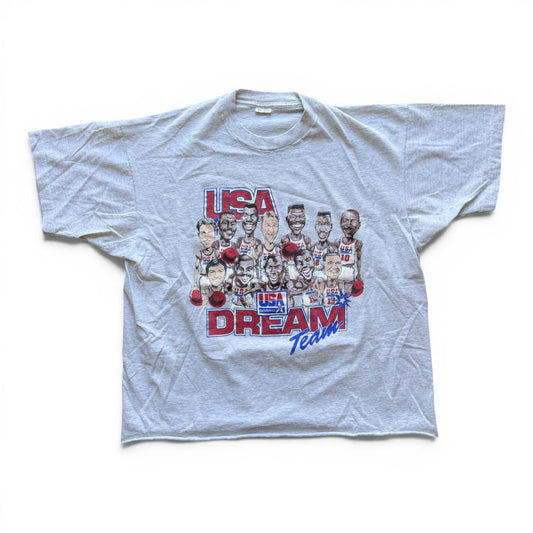 90's USA Dream Team Cropped T-Shirt