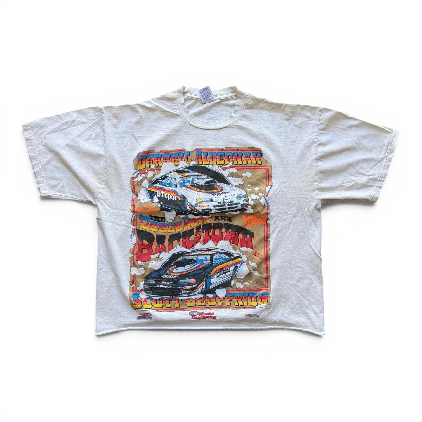 90's "Dodge Boys" Cropped T-Shirt